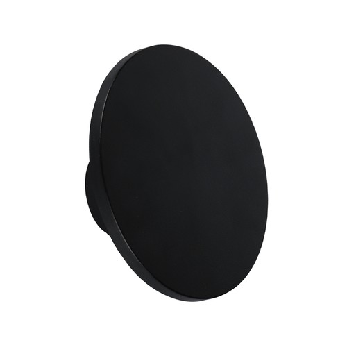 12W LED Deckenleuchte / Wandleuchte mit indirektem Licht - Schwarz, IP65, 3000K, Ø16cm, rund, Außen / Innen