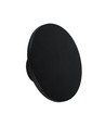 12W LED Deckenleuchte / Wandleuchte mit indirektem Licht - Schwarz, IP65, 3000K, Ø16cm, rund, Außen / Innen