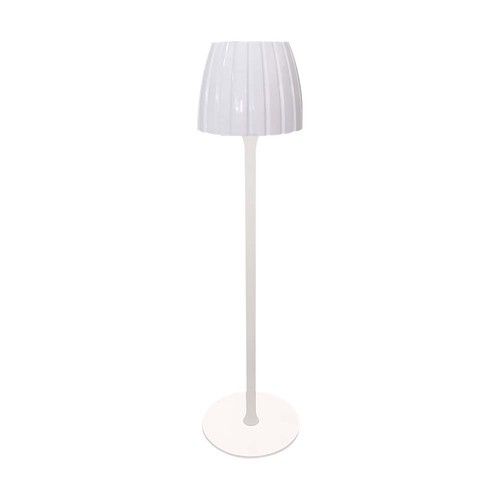 2,7W wiederaufladbare LED Tischleuchte, weiß - Touch dimmbar, 3-in-1 CCT, USB-C, Höhe 34cm