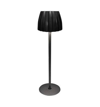 2,7W LED Tischleuchte, schwarz - Touch dimmbar, 3-in-1 CCT, wiederaufladbar, USB-C, 10,5 x 34 cm