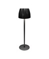 2,7W LED Tischleuchte, schwarz - Touch dimmbar, 3-in-1 CCT, wiederaufladbar, USB-C, 10,5 x 34 cm