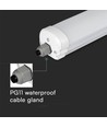 150cm 48W wasserdichte komplette LED-Wannenleuchte, durchverdrahtet - 6240lm, 130lm/W, IP65, 6 Jahre Garantie