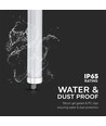 150cm 48W wasserdichte komplette LED-Wannenleuchte, durchverdrahtet - 6240lm, 130lm/W, IP65, 6 Jahre Garantie