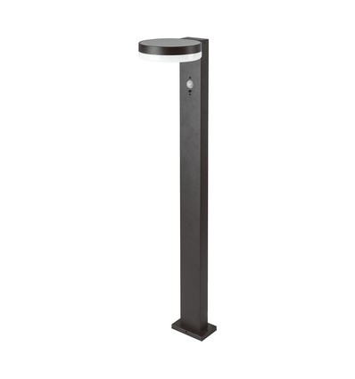 5,5W LED Solar Gartenlampe mit Sensor - IP54, 3000K, PIR Sensor, schwarzes Finish