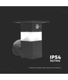 3W Solara Wandleuchte mit Sensor - IP54, 250lm, 3000K, Solar, 3 Jahre Garantie