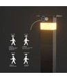 3W Solarpollerleuchte - LED, PIR-Sensor, IP54