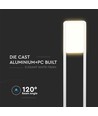 10W LED Gartenlampe mit Samsung LED Chip - IP65, 80cm, weiß, 4000K, inkl. Leuchtmittel