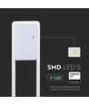 10W LED Gartenlampe mit Samsung LED Chip - IP65, 80cm, weiß, 4000K, inkl. Leuchtmittel