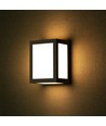 12W LED Wandleuchte - IP65, schwarz, 1350lm, Außenbereich, inkl. Leuchtmittel