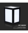 12W LED Wandleuchte - IP65, schwarz, 1350lm, Außenbereich, inkl. Leuchtmittel