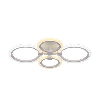 45W LED Deckenleuchte - 3900lm, 3-Stufen dimmbar, 3-in-1 CCT, weiß, inkl. Fernbedienung