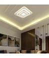77W LED Deckenleuchte mit Fernbedienung - 6700lm, dimmbar, CCT, RGB, 49,5 x 49,5 cm, weißer Rand