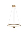 45W LED Pendelleuchte, Ø60cm, gebürstetes Gold - 5500lm, 3000K, Designer Hängelampe, IP20