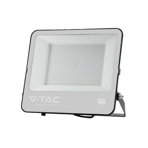 200W Flutlichtstrahler - IP65, Schwarz, Arbeitsleuchte, Samsung LED-Chip, 1m Kabel, 6500K, grau mattiertes Glas