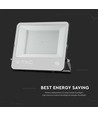200W Flutlichtstrahler - IP65, Schwarz, Arbeitsleuchte, Samsung LED-Chip, 1m Kabel, 6500K, grau mattiertes Glas