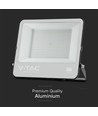 200W Flutlichtstrahler - IP65, Schwarz, Arbeitsleuchte, Samsung LED-Chip, 1m Kabel, 6500K, grau mattiertes Glas
