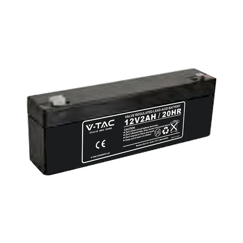 2,0Ah 12V Bleiakku - 178x36x66mm, VRLA, wiederaufladbar