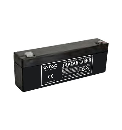 2,0Ah 12V Bleiakku - 178x36x66mm, VRLA, wiederaufladbar