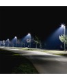 50W LED Straßenleuchte mit Samsung LED Chip - 100lm/W, IP65, 6500K, grau, 110 Grad