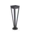 2W LED Solar Gartenleuchte - 3000K, schwarz, 3.7V Batterie, IP-Klasse, bis zu 8 Stunden Betrieb