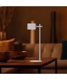 Wiederaufladbare 3-in-1 LED-Lampe - Magnetisch, dimmbar, CCT, Up/Down-Licht, Weiß, inkl. Standfuß und 2 Stk. Montagehalterungen