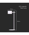 Wiederaufladbare 3-in-1 LED-Lampe - Magnetisch, dimmbar, CCT, Up/Down-Licht, Weiß, inkl. Standfuß und 2 Stk. Montagehalterungen