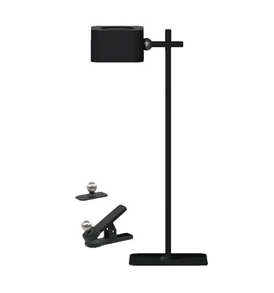 3W LED magnetische Tischleuchte, aufladbar - Touch-dimmbar, CCT, Up/Down Light, schwarz, USB-C, tragbar