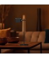 3W LED magnetische Tischleuchte, aufladbar - Touch-dimmbar, CCT, Up/Down Light, schwarz, USB-C, tragbar