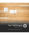 5W LED magnetische Solar Tischleuchte - Touch dimmbar, CCT, IP65, weiß, tragbar, wiederaufladbar