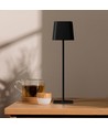 5W LED Solar magnetische Tischleuchte - Touch dimmbar, CCT, IP65, schwarz, 400lm, inkl. Batterie