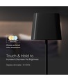 5W LED Solar magnetische Tischleuchte - Touch dimmbar, CCT, IP65, schwarz, 400lm, inkl. Batterie