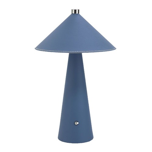 3W wiederaufladbare LED Tischleuchte, Blau - Touch dimmbar, 3-in-1 CCT, 4000mAh Akku, inkl. Leuchtmittel