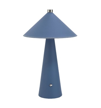 3W wiederaufladbare LED Tischleuchte, Blau - Touch dimmbar, 3-in-1 CCT, 4000mAh Akku, inkl. Leuchtmittel