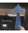 3W wiederaufladbare LED Tischleuchte, Blau - Touch dimmbar, 3-in-1 CCT, 4000mAh Akku, inkl. Leuchtmittel