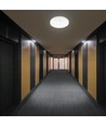 15W LED Decken-/Wandleuchte mit Sensor - Samsung LED Chip, 3-in-1 CCT, IP44, weiß, rund, Ø25cm