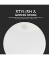 15W LED Decken-/Wandleuchte mit Sensor - Samsung LED Chip, 3-in-1 CCT, IP44, weiß, rund, Ø25cm