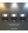 15W LED Decken-/Wandleuchte mit Sensor - Samsung LED Chip, 3-in-1 CCT, IP44, weiß, rund, Ø25cm