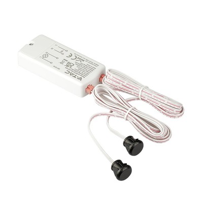 Infrarot-Türsensor - Weißes Gehäuse, 230V, max. 200W