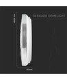60W Designer Dome Deckenleuchte, dimmbar - CCT Farbumschlag, Ø50cm, 100lm/W, Fernbedienung, inkl. Leuchtmittel