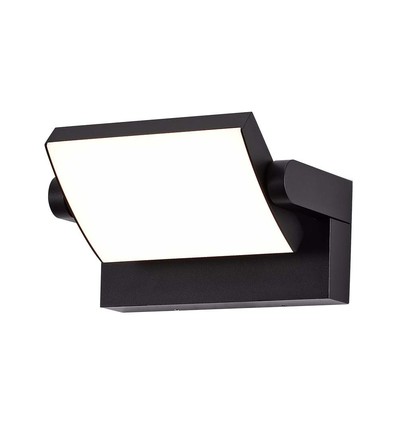 17W LED Wandleuchte / Fluter - IP65, schwarz, Aluminium