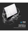 17W LED Wandleuchte / Fluter - IP65, schwarz, Aluminium
