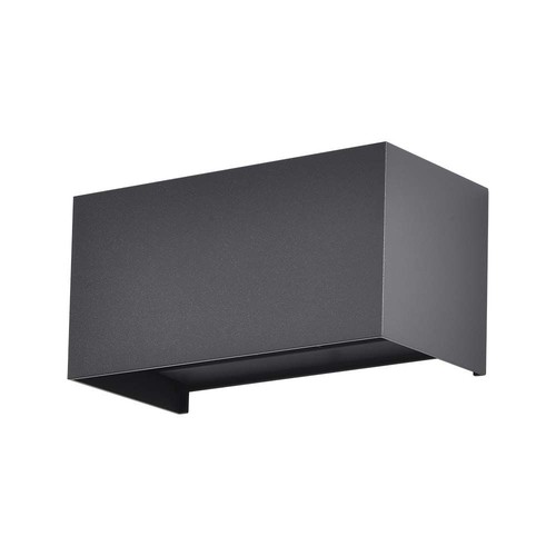 24W LED Außenwandleuchte - IP65, schwarz, Up/Down Licht, 4000K, 2720lm, 20x10x10 cm