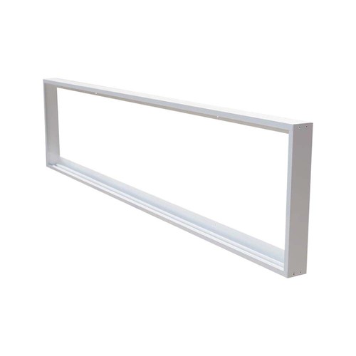 120x30 Aufbaurahmen für LED-Panel - Weiß, 295 x 1195 mm, zur direkten Deckenmontage
