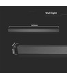 141cm Anthrazit 23W lineare LED Wandleuchte, RA90 - IP65, 2875lm, 3000K