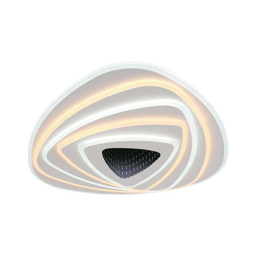 120W 3D Designer Deckenleuchte - 51x50cm, dimmbar, 3-in-1 CCT, inkl. Fernbedienung