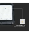 10W LED Fluter mit Solarzelle - 4000K, 3.7V, IP65, inkl. Solarpanel und Batterie