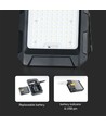 10W LED Fluter mit Solarzelle - 4000K, 3.7V, IP65, inkl. Solarpanel und Batterie