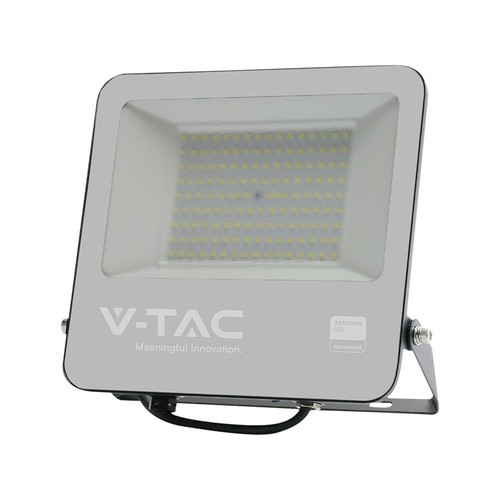 100W LED Fluter, Samsung LED Chip - 100lm/W, IP65, schwarz, kaltweiß, Außen