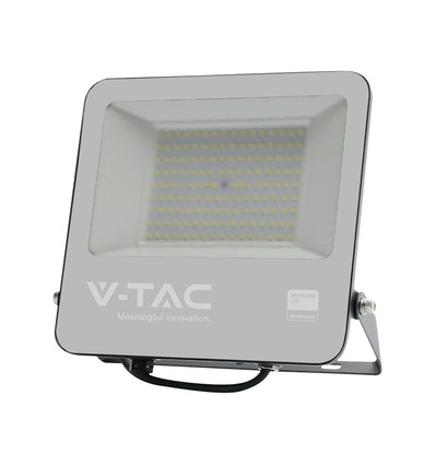 100W LED Fluter, Samsung LED Chip - 100lm/W, IP65, schwarz, kaltweiß, Außen