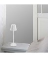 1,5W LED Tischleuchte, Touch dimmbar - 5V, IP54, 3000K, sandweiß, kabelloses Laden, wiederaufladbar